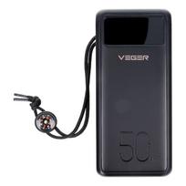 power bank 50000 - Veger Tank Lite (W5001) 50000mAh, 22.5W, juodas (black) - 4 nuotrauka