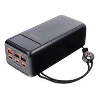 power bank 50000 - Veger Tank Lite (W5001) 50000mAh, 22.5W, juodas (black) - 6 nuotrauka
