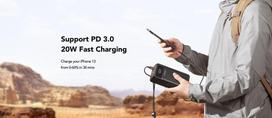 power bank 50000 - Veger Tank Lite (W5001) 50000mAh, 22.5W, juodas (black) - 16 nuotrauka
