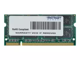 operatyvioji atmintis ram so dimm - PATRIOT Memory DDR2 2GB CL5 PC2-6400 (800MHz) SODIMM - 2 GB - DDR2 - 800 MHz - 200-pin SO-DIMM - 2 nuotrauka