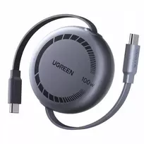 5a 100w usb c to c laidas - UGREEN USB-C į USB-C kabelis L531, 100W, 1 m, Pilkas (Grey) - 2 nuotrauka