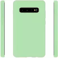 galingas - Korpuso galas, galinis dangtelis Evelatus         Samsung      S10+ Soft Silicone       Mint - 2 nuotrauka