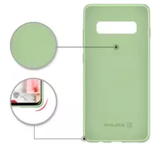 galingas - Korpuso galas, galinis dangtelis Evelatus         Samsung      S10+ Soft Silicone       Mint - 3 nuotrauka
