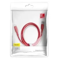 usb lightning laidas baseus - Baseus CALDC-09 Red - 5 nuotrauka