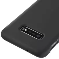 s10 deklas - Korpuso galas, galinis dangtelis Evelatus         Samsung      S10e Soft case with bottom       Black - 2 nuotrauka