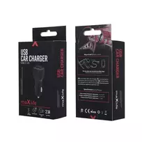 greitas usb ikroviklis - Automobilinis įkroviklis Maxlife Car Charger Fast charge, USB 3.0, juoda - 2 nuotrauka