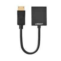 mini dp displayport adapteris - UGREEN DP109 DisplayPort to VGA adapter (black) - 2 nuotrauka