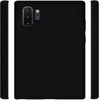 samsung note 10 - Korpuso galas, galinis dangtelis Evelatus         Samsung      Note 10 Plus Soft Case with bottom       Black - 2 nuotrauka