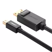 displayport kabelis 4k - Mini DisplayPort cable - DisplayPort UGREEN 4K 1.5m (black) - 2 nuotrauka
