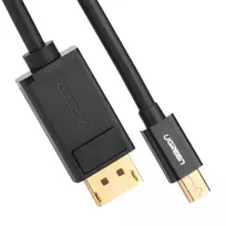 displayport kabelis 4k - Mini DisplayPort cable - DisplayPort UGREEN 4K 1.5m (black) - 3 nuotrauka