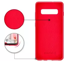 samsung galaxy s10 plus deklas - Evelatus Soft Back Case For Samsung Galaxy S10 Plus Red - 3 nuotrauka