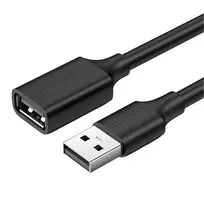 usb extension cable - Ugreen US103 USB 2.0 extension cable 2m Black - 2 nuotrauka