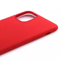 iphone korpusas - Korpuso galas, galinis dangtelis Evelatus         Apple      iPhone 11 Soft Silicone       Red - 2 nuotrauka