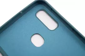 dirzeliai telefonui - Korpuso galas, galinis dangtelis Evelatus         Samsung      A20e Soft Touch Silicone Case with Strap       Blue - 2 nuotrauka