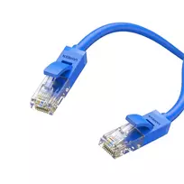 ugreen ethernet rj45 cat 6 - UGREEN NW102 Ethernet RJ45 Rounded Network Cable, Cat.6, UTP, 1m (Blue) - 2 nuotrauka