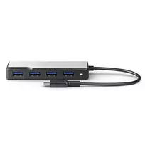 usb adapter usb port - Alogic Adapteris Fusion USB-C 4-in-1 USB-A & USB-C grau - 3 nuotrauka