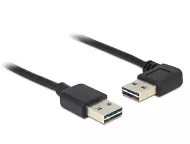 type 2 kabelis - DELOCK Cable EASY-USB 2.0 Type-A male > EASY-USB 2.0 Type-A male angled left / right 0,5 m - 2 nuotrauka