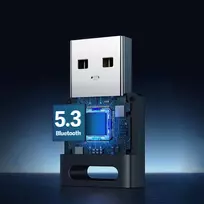 bluetooth 5.0 adapteris - Ugreen CM591 USB-A Bluetooth 5.3 Adapteris Juodas (Black) - 2 nuotrauka