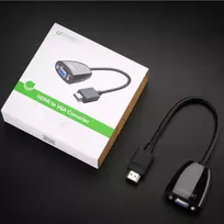 vga hdmi adapter audio - UGREEN MM105 HDMI to VGA Adapter, No Audio (Black) - 4 nuotrauka