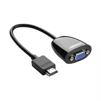 vga hdmi adapter audio - UGREEN MM105 HDMI to VGA Adapter, No Audio (Black) - 5 nuotrauka