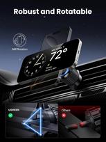 wireless charger - Ugreen W708 MagSafe Wireless Charger Holder, 15W, juodas (Black) - 4 nuotrauka