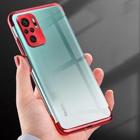 telefonas xiaomi 10 pro - Clear Color Case Gel TPU Electroplating frame Cover for Xiaomi Redmi Note 10 5G / Poco M3 Pro blue - 5 nuotrauka