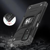 chinon deklas - Wozinsky Ring Armor Tough Hybrid Dėklas su Magnetiniu Laikikliu Mi Poco M4 Pro 5G / Redmi Note 11 5G - Juodas (Black) - 3 nuotrauka