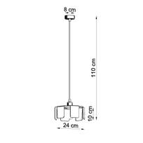 pakabinami sviestuvai senukai - Sollux Tulip 1, E27, 1 x 60 W, baltas - 6 nuotrauka
