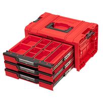 qbrick pro 2.0 expert - Q-Brick QBRICK PRO įrankių dėžė su 3 stalčiais 2.0 EXPERT Raudonas - 2 nuotrauka