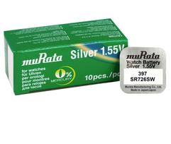 Murata 397 SR726SW Silver Oxide Battery, 3 vnt.