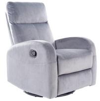 Fotelis Signal Meble Olimp Velvet, pilkas (Grey)