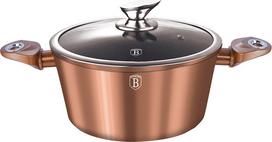 Berlinger Haus Granitinis Puodas BH-1515, 24 cm, 4.1 l, Rožinė Aukso (Rose Gold)