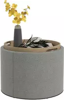 Pufas HOMCOM Osmanas, pilkas (Grey)