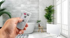 radiatoriai - Elektrinis konvektorinis šildytuvas 1500W, IP24 NEO įrankiai 90-091 - 2 nuotrauka