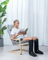 limfodrenazinis masazuoklis kojoms - RENPHO Aeria Ultimate Thermal 2 kojų masažuoklis su šildymo funkcija, juodas (Black) - 5 nuotrauka