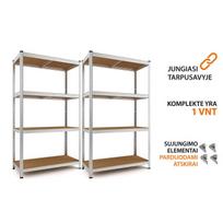 lentynos - Sandėliavimo lentynos stelažai 180x120x60 MASTER (5 vnt) - 2 nuotrauka