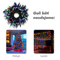 rgb lemputes - Kalėdinė girlianda PROLED 50 m, RGB - 4 nuotrauka