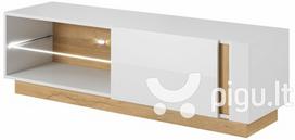 TV staliukas Arco 138, baltos/ąžuolo spalvos
