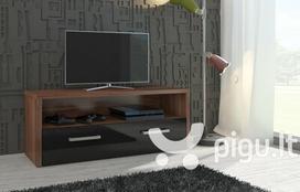 TV staliukas Tirana, rudas/juodas