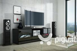 TV staliukas Global II, juodas