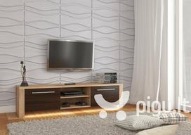TV staliukas Helix, ąžuolo/rudos spalvos