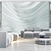 Fototapetas Artgeist Waving White 3XLFT172, 245 cm x 350 cm