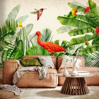 Fototapetas Artgeist Exotic Birds, 280 cm x 280 cm