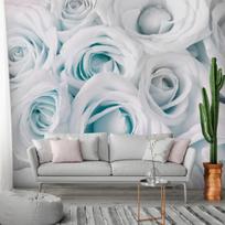 Fototapetas Artgeist Satin Rose (Turquoise), 315 cm x 315 cm