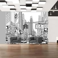 Fototapetas Artgeist Street In New York City, 154 cm x 154 cm