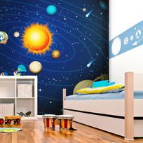 Fototapetas Artgeist Solar System, 193 cm x 193 cm