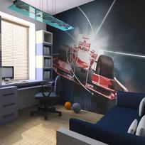 Fototapetas Artgeist Speed And Dynamics Of Formula 1, 193 cm x 193 cm