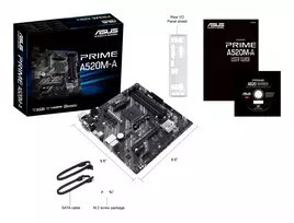 micro atx am4 - ASUS PRIME A520M-A II/CSM micro ATX AM4 Juodas (Black) - 2 nuotrauka