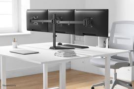 monitoriu laikiklis 100x100 - NEOMOUNTS BY NEWSTAR FLAT SCREEN DESK MOUNT (STAND) - 10 nuotrauka