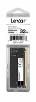 ram 32gb ddr5 5600 - Lexar DDR5, 32 GB, 5600 MHz, CL46, Juodas (Black) - 2 nuotrauka